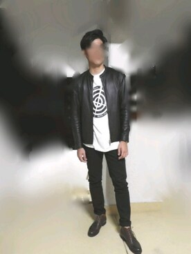 「NANO universe（ナノユニバース）のアイテム（その他シューズ）」を使った、With Fortuneさん（メンズ・179cm）の秋コーディネート