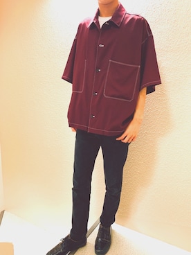 はやさん（メンズ・175cm）の春コーディネート