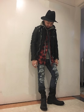 Koutaro Makitaさん（メンズ・168cm）の冬コーディネート