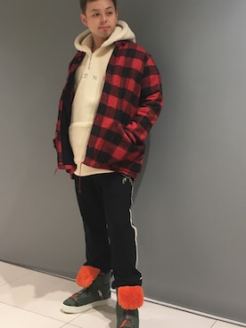 「White Flags（ホワイトフラッグス）のアイテム」を使った、Koutaro Makitaさん（メンズ・170cm）の秋コーディネート