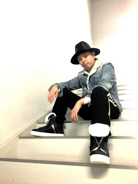 「White Flags（ホワイトフラッグス）のアイテム」を使った、Koutaro Makitaさん（メンズ・168cm）の秋コーディネート