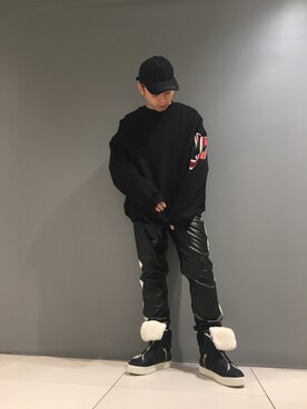 「White Flags（ホワイトフラッグス）のアイテム」を使った、Koutaro Makitaさん（メンズ・170cm）の秋コーディネート