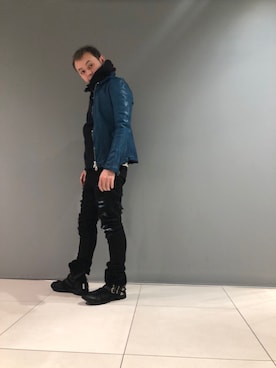 Koutaro Makitaさん（メンズ・170cm）の冬コーディネート