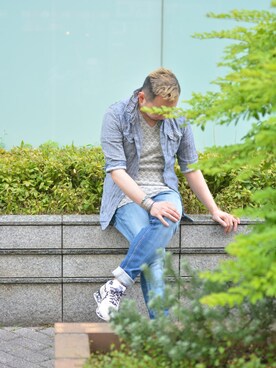 Koutaro Makitaさん（メンズ・170cm）の春コーディネート