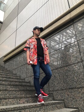 Koutaro Makitaさん（メンズ・170cm）の夏コーディネート