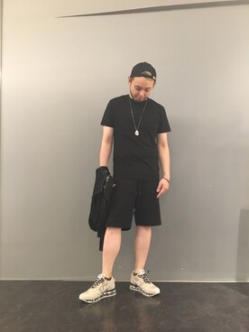 「roar（ロアー）のアイテム（帽子）」を使った、Koutaro Makitaさん（メンズ・170cm）の夏コーディネート