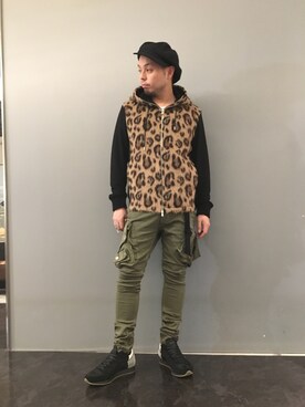 「roar（ロアー）のアイテム（ジャケット/アウター）」を使った、Koutaro Makitaさん（メンズ・170cm）の秋コーディネート