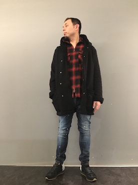 「roar（ロアー）のアイテム（ジャケット/アウター）」を使った、Koutaro Makitaさん（メンズ・170cm）の秋コーディネート