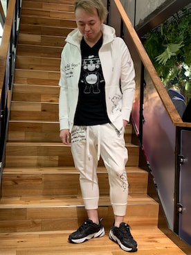 「TANTA（タンタ）のアイテム」を使った、Koutaro Makitaさん（メンズ・170cm）の春コーディネート