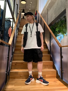 Koutaro Makitaさん（メンズ・170cm）の夏コーディネート