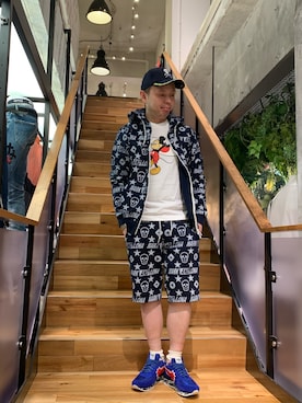 Koutaro Makitaさん（メンズ・170cm）の夏コーディネート