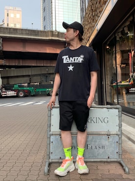 「TANTA（タンタ）のアイテム」を使った、Koutaro Makitaさん（メンズ・170cm）の夏コーディネート