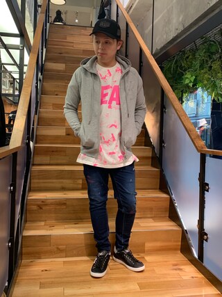WIND AND SEA Tシャツ ウインダンシー ネイビー Lサイズ ☆超人気！ウィンダンシー WIND AND SEA Tシャツ☆ トップス