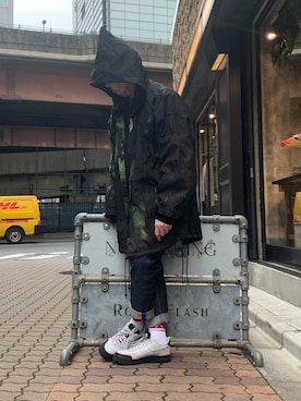 「BOW WOW（バウワウ）のアイテム（ブルゾン）」を使った、Koutaro Makitaさん（メンズ・168cm）の春コーディネート