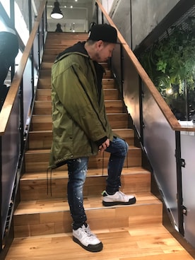 Koutaro Makitaさん（メンズ・168cm）の春コーディネート