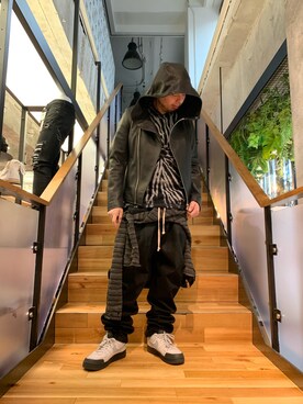 「RtA（アールティーエー）のアイテム」を使った、Koutaro Makitaさん（メンズ・168cm）の春コーディネート