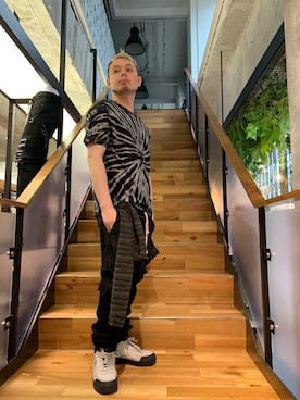 「RtA（アールティーエー）のアイテム」を使った、Koutaro Makitaさん（メンズ・168cm）の春コーディネート