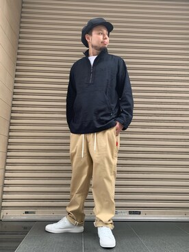 「ISAMU KATAYAMA BACKLASH（イサムカタヤマバックラッシュ）のアイテム（キャスケット）」を使った、Koutaro Makitaさん（メンズ・168cm）の春コーディネート