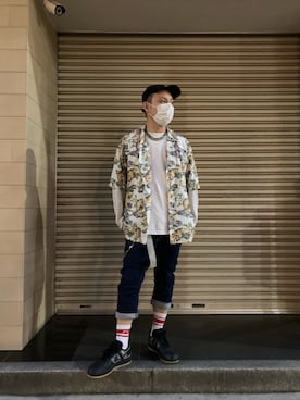 「ROYAL FLASH（ロイヤルフラッシュ）のアイテム（財布/小物）」を使った、Koutaro Makitaさん（メンズ・168cm）の夏コーディネート