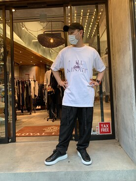 「Azuma.（アズマ）のアイテム」を使った、Koutaro Makitaさん（メンズ・168cm）の夏コーディネート