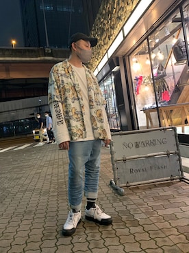 「RtA（アールティーエー）のアイテム」を使った、Koutaro Makitaさん（メンズ・168cm）の夏コーディネート