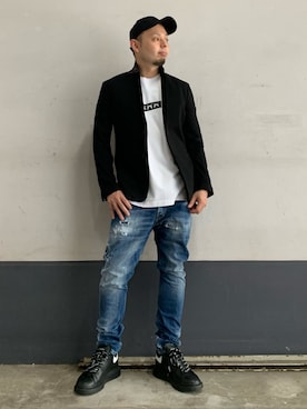 Koutaro Makitaさん（メンズ・168cm）の夏コーディネート