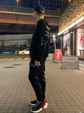 「DSQUARED2（ディースクエアード）のアイテム（シューズ）」を使った、Koutaro Makitaさん（メンズ・168cm）の秋コーディネート