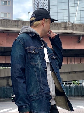 「BACKLASH（バックラッシュ）のアイテム（ブルゾン）」を使った、Koutaro Makitaさん（メンズ・168cm）の秋コーディネート