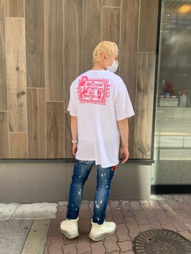 「L.G.B.（ルグランブルー）のアイテム」を使った、Koutaro Makitaさん（メンズ・168cm）の春コーディネート