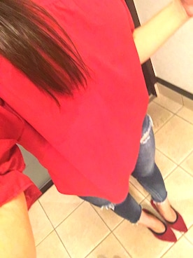 「rienda（リエンダ）のアイテム（キャップ）」を使った、☻さん（レディース・164cm）の秋コーディネート