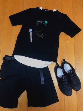「ARC'TERYX（アークテリクス）のアイテム（シューズ）」を使った、keiさん（メンズ・170cm）の夏コーディネート