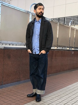 「UNITED ARROWS（ユナイテッドアローズ）のアイテム（ブルゾン）」を使った、SMZさん（メンズ・178cm）の春コーディネート