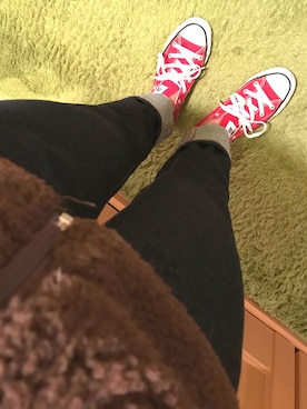 「UNIQLO（ユニクロ）のアイテム（デニムパンツ、ブルー系）」を使った、まさん（レディース・153cm）の秋コーディネート