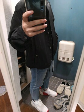 「シンプルおしゃれが好き」｜「アイテム（ナイロンジャケット）」を使った、からめんさん（メンズ・160cm）の秋コーディネート