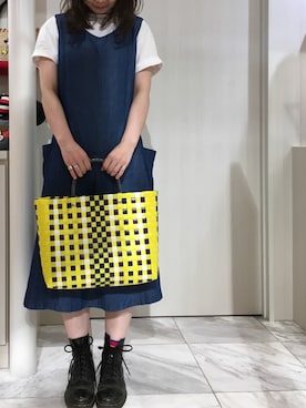 「accommode」｜「アイテム（ブーツ）」を使った、梅林佳奈さん（レディース・156cm）の夏コーディネート