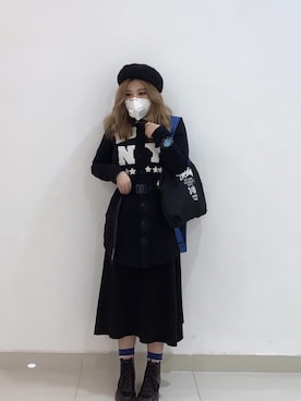 「b+ab（ビープラスエービー）のアイテム」を使った、可耐粗暴-Catherine さん（レディース・153cm）の春コーディネート