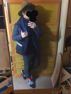 のっしーさん（メンズ・171cm）の冬コーディネート