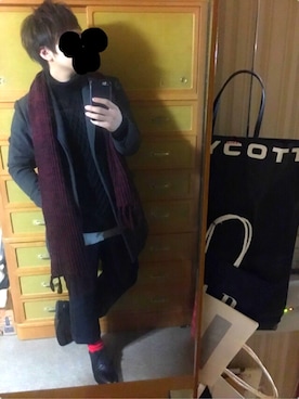 のっしーさん（メンズ・171cm）の冬コーディネート