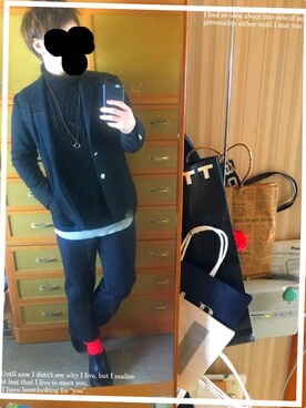 のっしーさん（メンズ・171cm）の春コーディネート