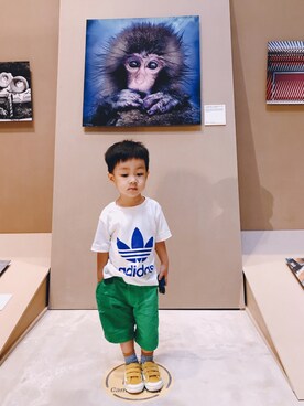 Maodouさん（キッズ・100cm）の秋コーディネート