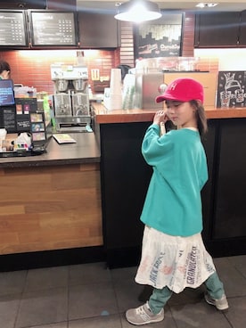 「CIAOPANIC（チャオパニック）のアイテム」を使った、keitoyさん（キッズ・135cm）の夏コーディネート