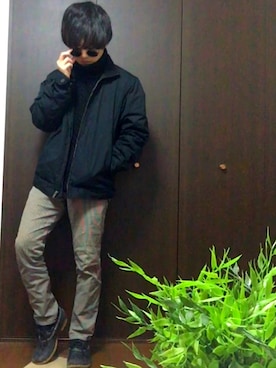 「ROXD（ロッド）のアイテム（トップス）」を使った、だいきさん（メンズ・164cm）の冬コーディネート