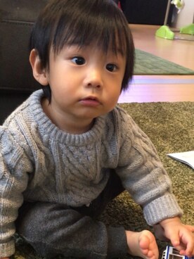 こうちゃんさん（キッズ・70cm）の冬コーディネート