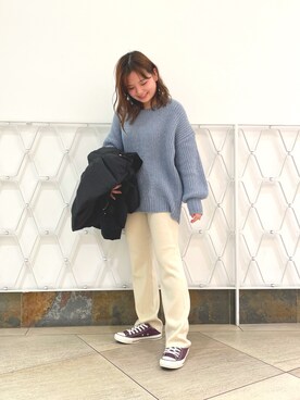 「URBAN RESEARCH Sonny Label（アーバンリサーチサニーレーベル）のアイテム（ダウンジャケット/コート）」を使った、ち　さ　とさん（レディース・152cm）の冬コーディネート