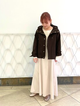 「URBAN RESEARCH（アーバンリサーチ）のアイテム（ブルゾン）」を使った、ち　さ　とさん（レディース・153cm）の冬コーディネート
