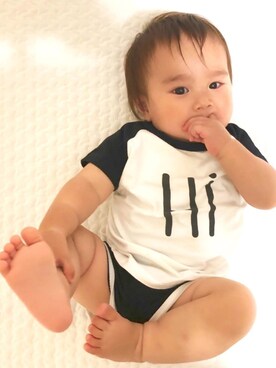 「babycode」｜shkさん（キッズ・70cm）の夏コーディネート