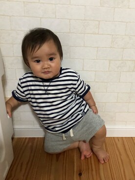 「babycode」｜shkさん（キッズ・70cm）の夏コーディネート
