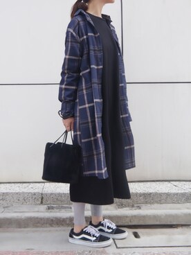 「reca（レカ）のアイテム（レッグウェア）」を使った、kuririnさん（レディース・159cm）の秋コーディネート