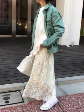 「reca（レカ）のアイテム（レッグウェア）」を使った、kuririnさん（レディース・159cm）の冬コーディネート