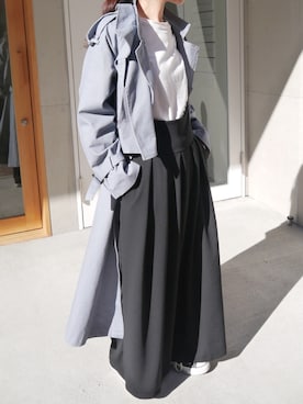 「reca（レカ）のアイテム（レッグウェア）」を使った、kuririnさん（レディース・159cm）の冬コーディネート